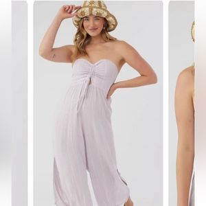 O’Neill Hadley Woven Orchid Striped Jumpsuit Women’s Small